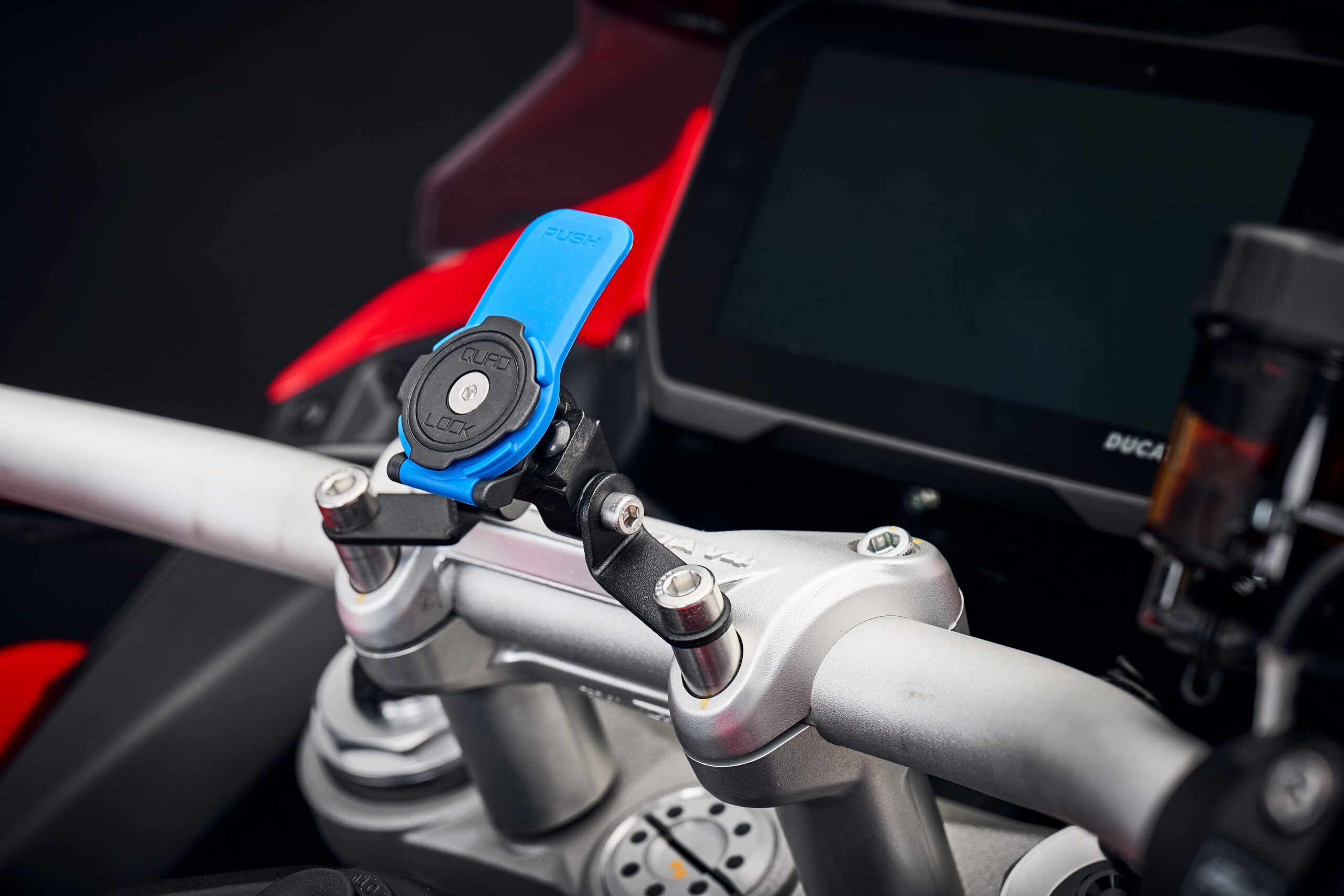 EP Quad Lock Compatible Handlebar Clamp Sat Nav Mount